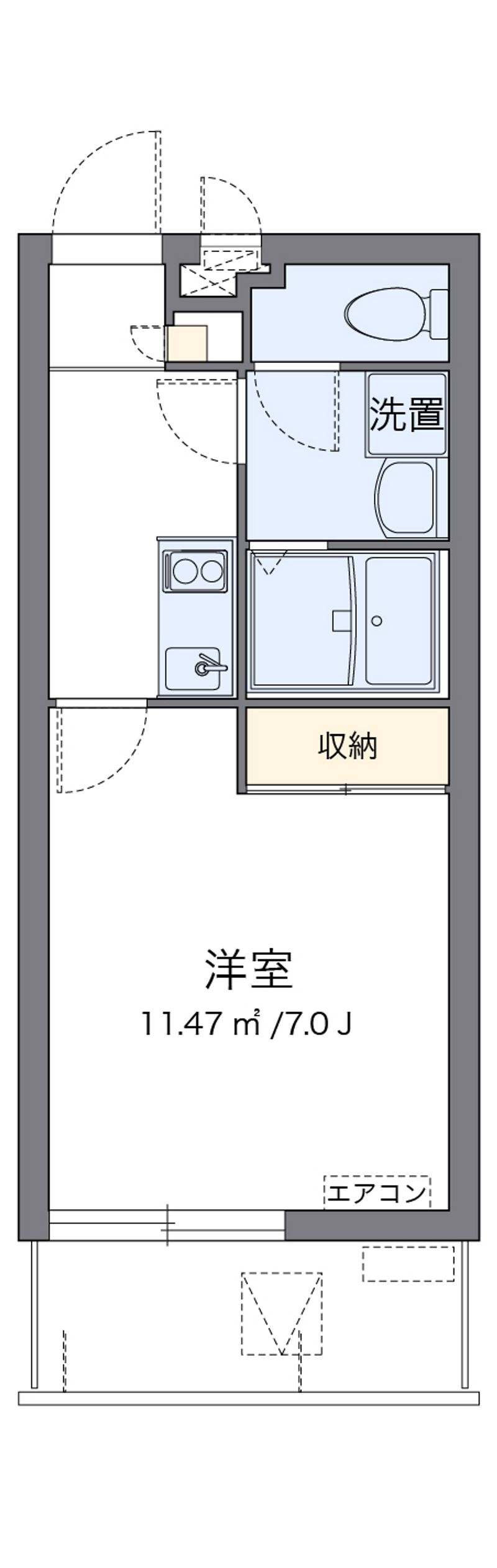 クレイノさんだんかⅡ 間取図
