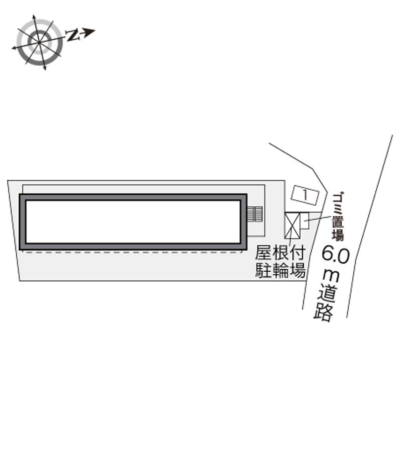 レオパレスＥＣＨＯ 配置図