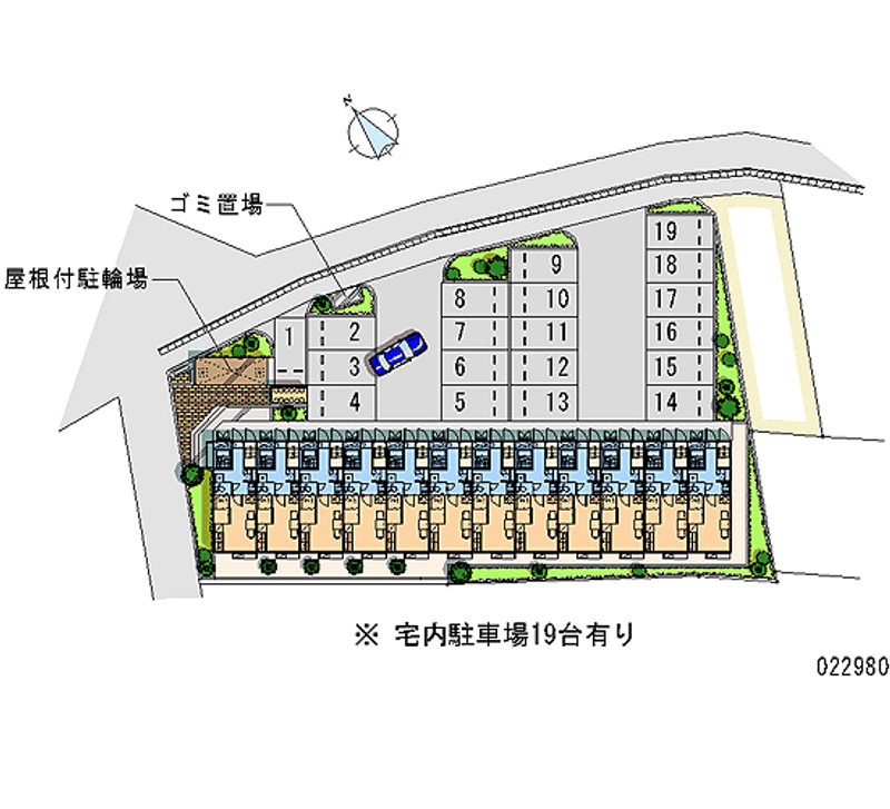 22980月租停車場