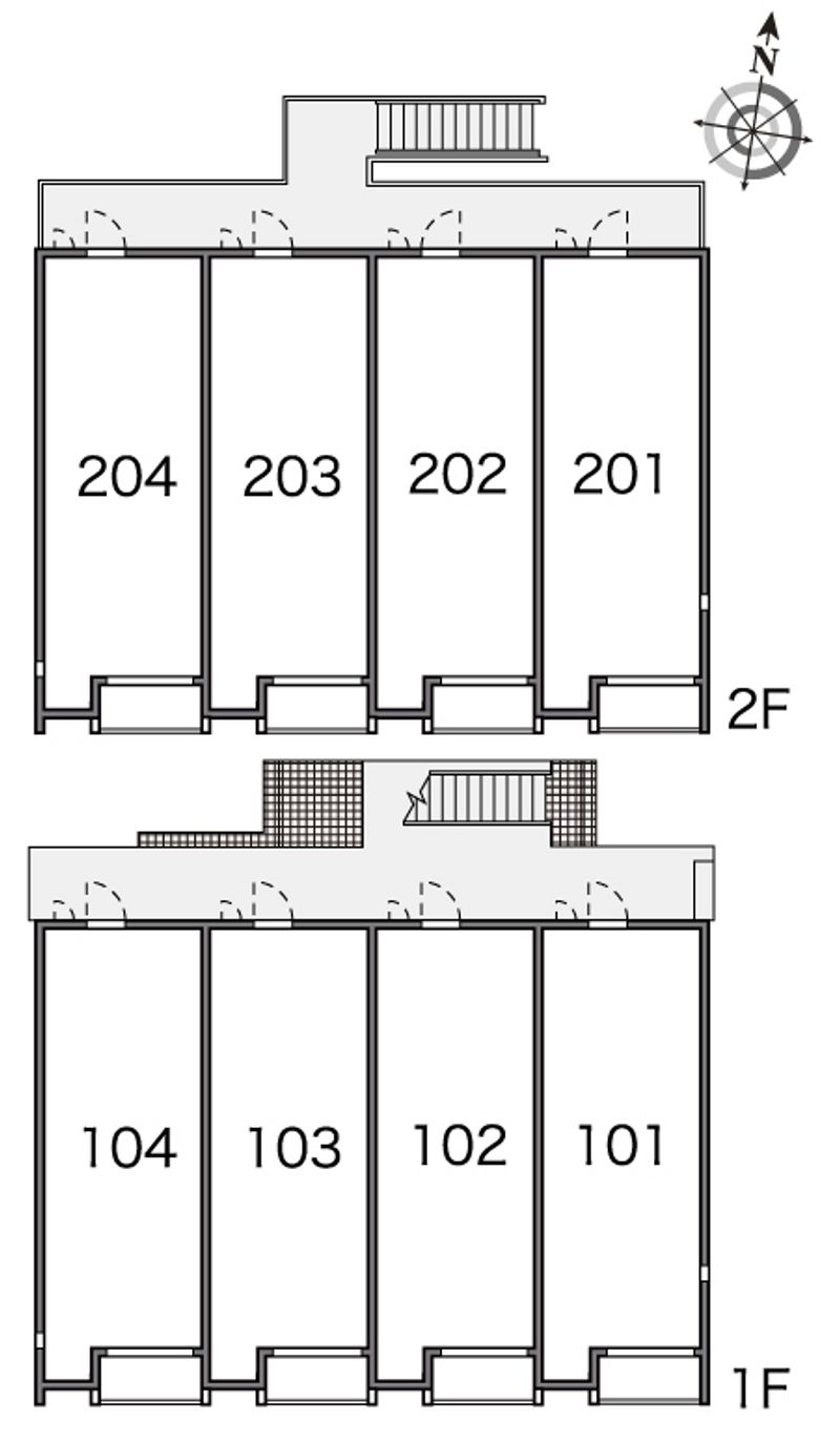 レオネクストゼフィール 間取り配置図