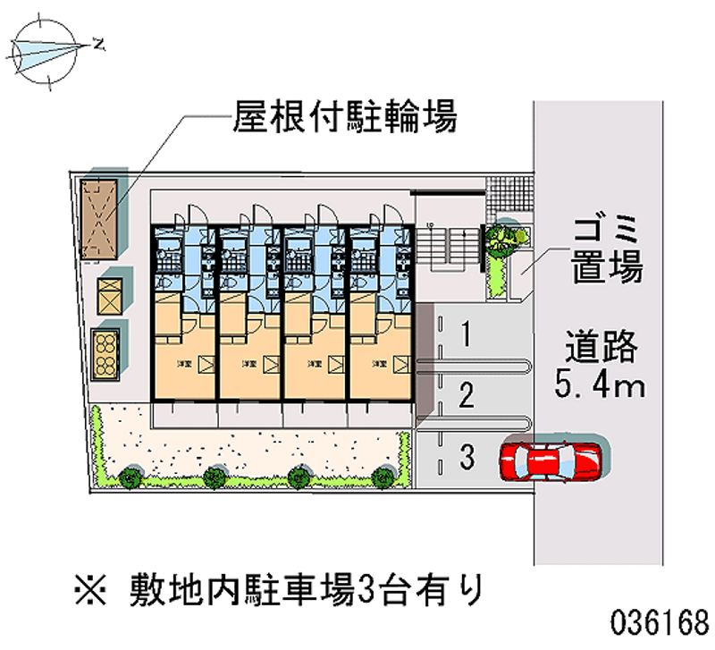 レオパレス牛立 月極駐車場