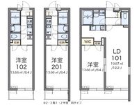 クレイノ八潮 間取り図