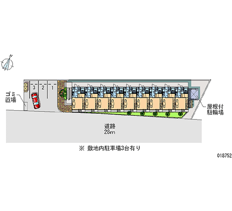 18752月租停車場