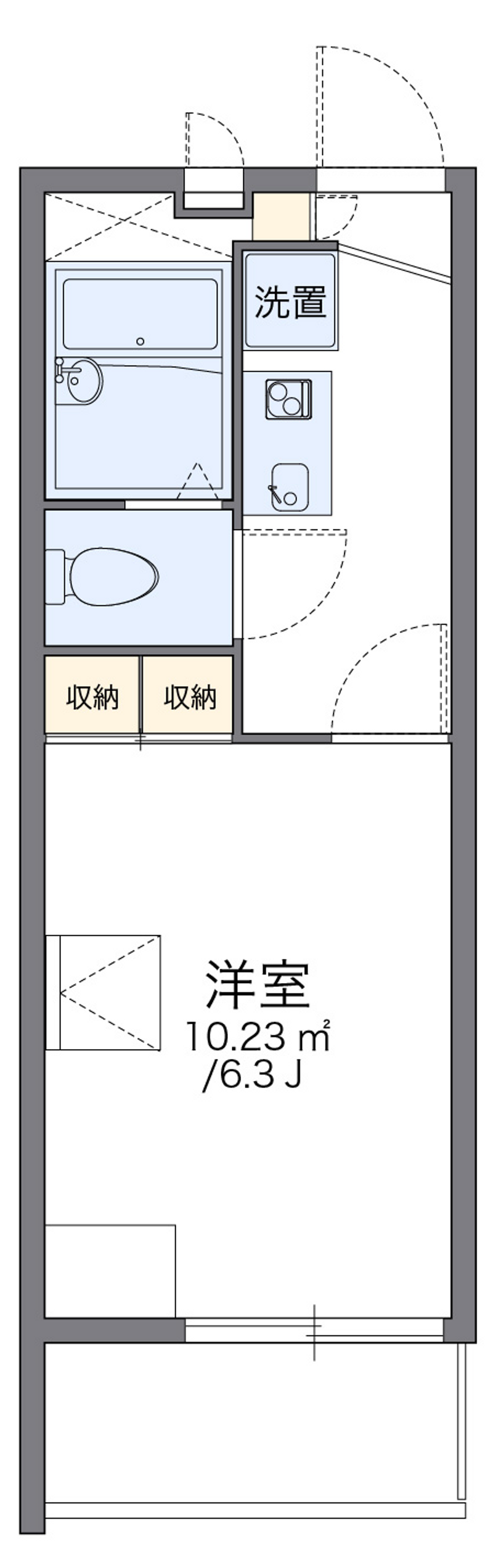 leopalace Shinsei Floor plan