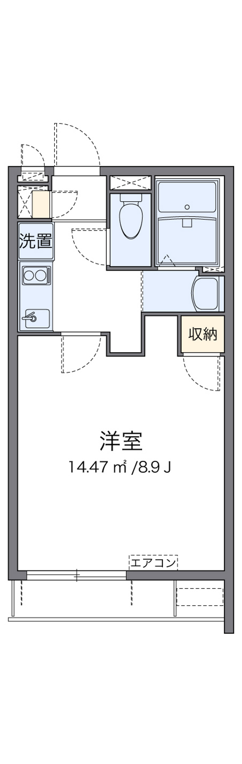 クレイノテルース 間取り