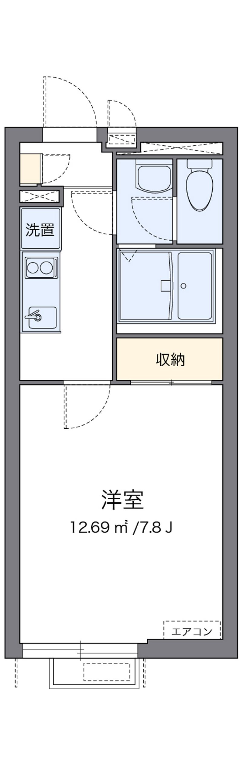 クレイノシャイン 間取図