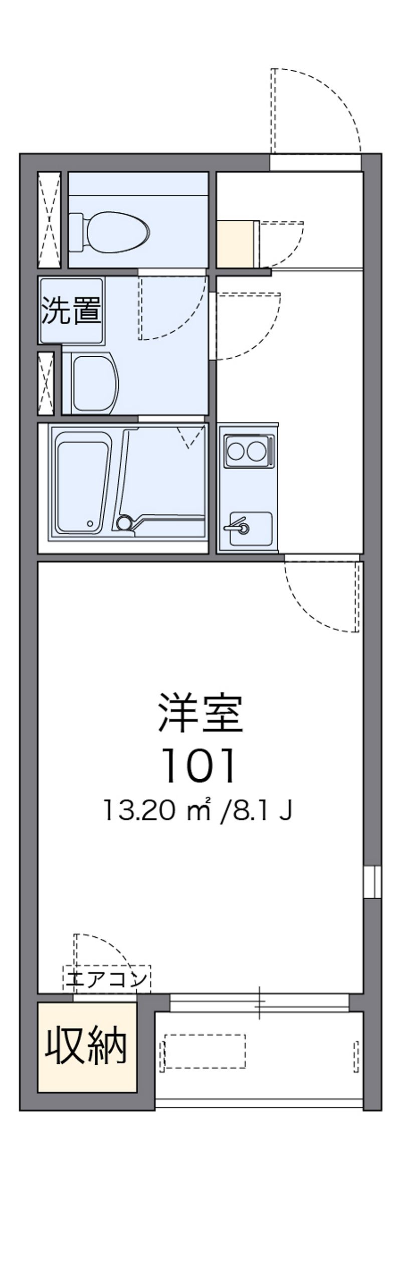 レオネクストプランドール　Ⅰ 間取図