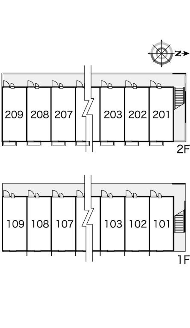 レオパレスエグレット 間取り配置図