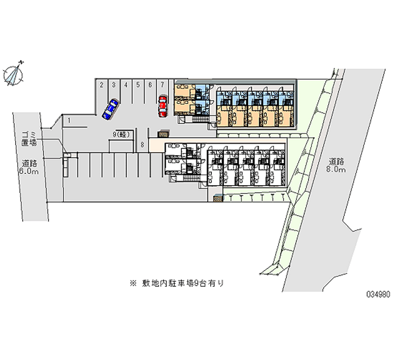 34980 Monthly parking lot