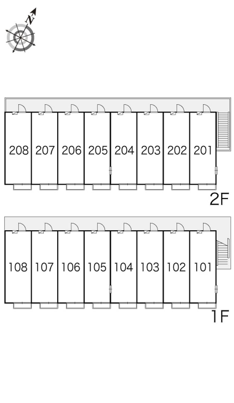 レオパレスエスポワール 間取り配置図
