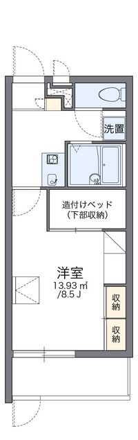 レオパレスＣＡＳＡみのまーじゅ 間取り図