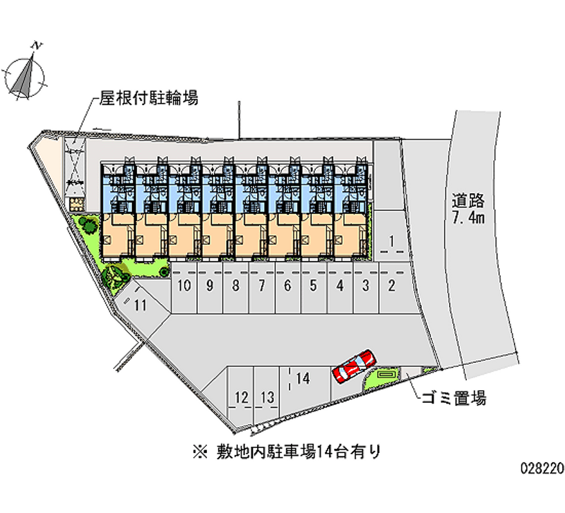 レオパレスＢｉｒｄｉｅ２１ 月極駐車場