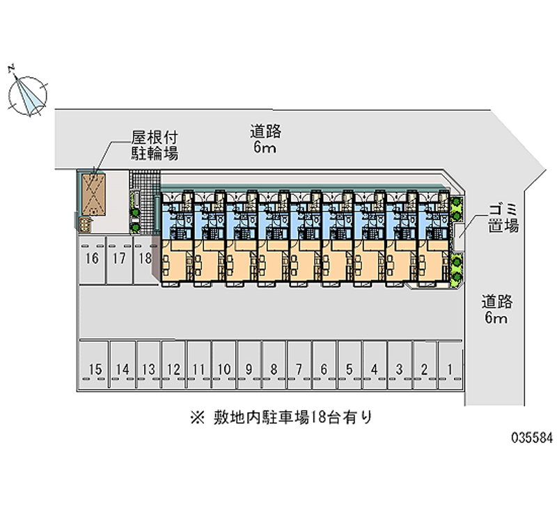 35584 Monthly parking lot