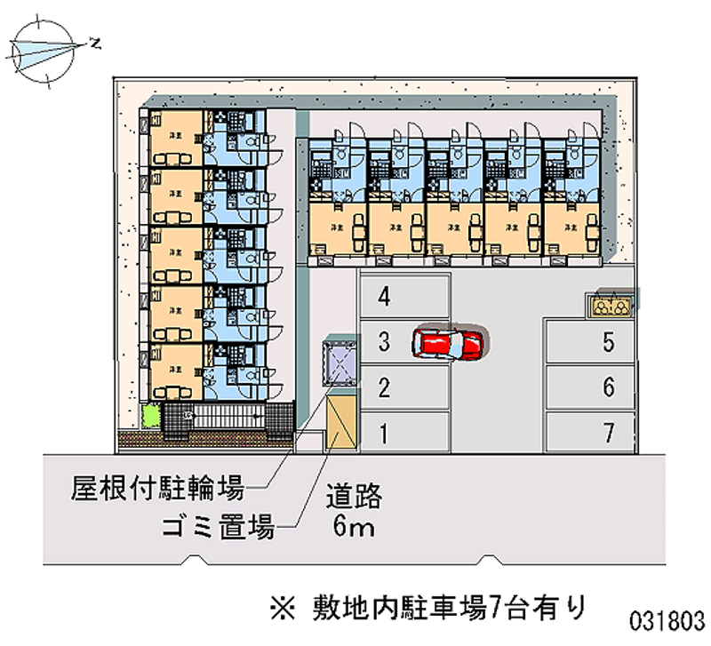 レオパレス彩 月極駐車場