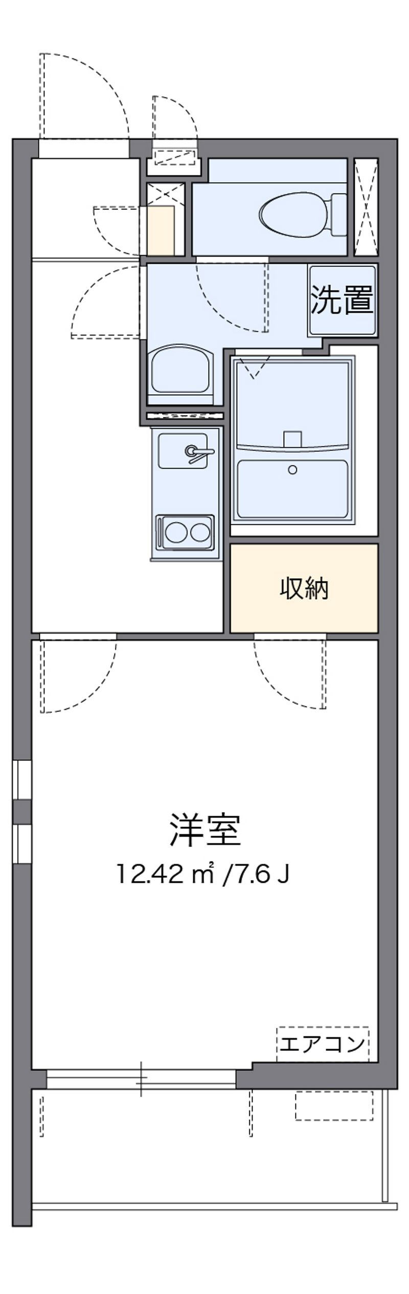 クレイノＦＵＪＩＭＩ　Ⅱ 間取図