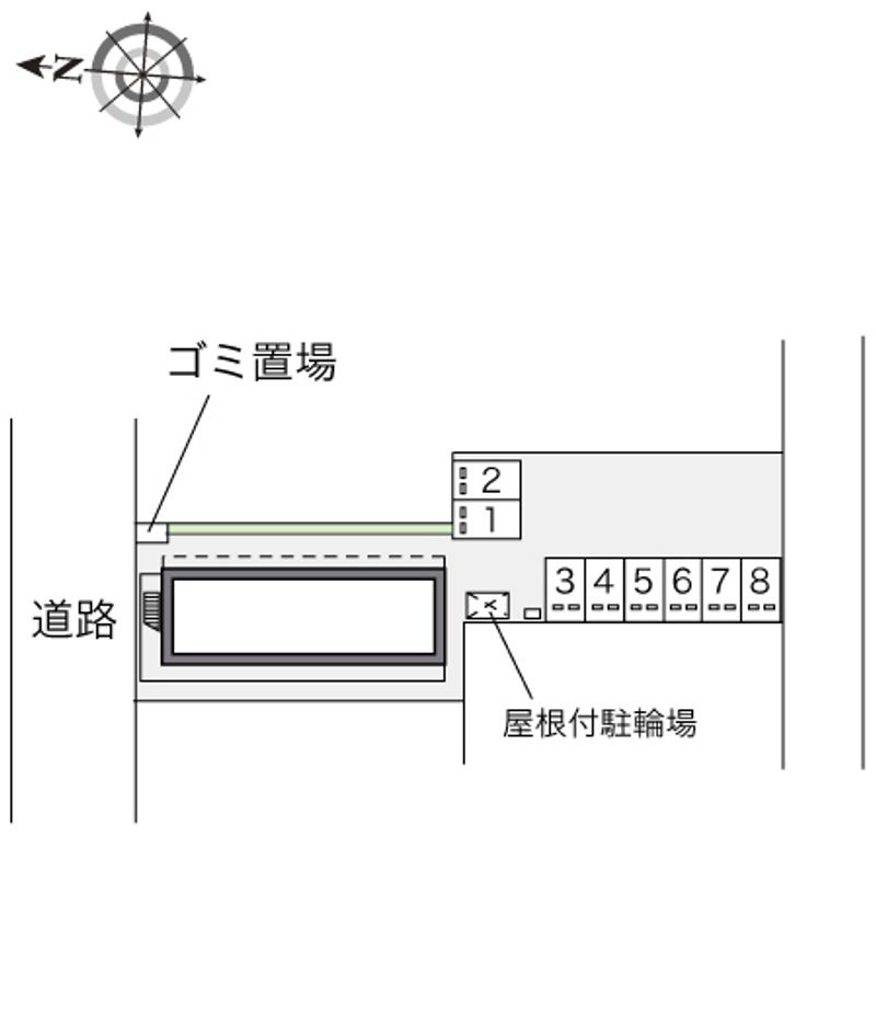 レオパレス南山 配置図