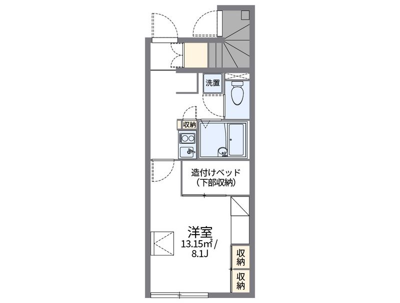 レオパレスニュー　ライフ 間取図