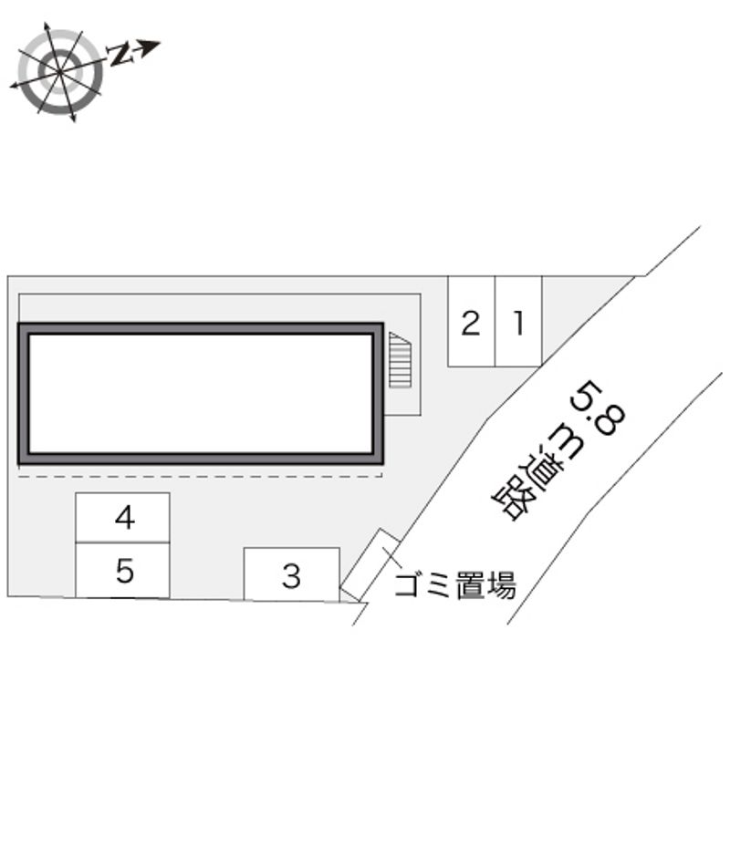 レオパレス窪本町 駐車場