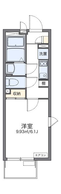 レオネクストＴＡＫＡＲＡＤＡⅡ 間取り図