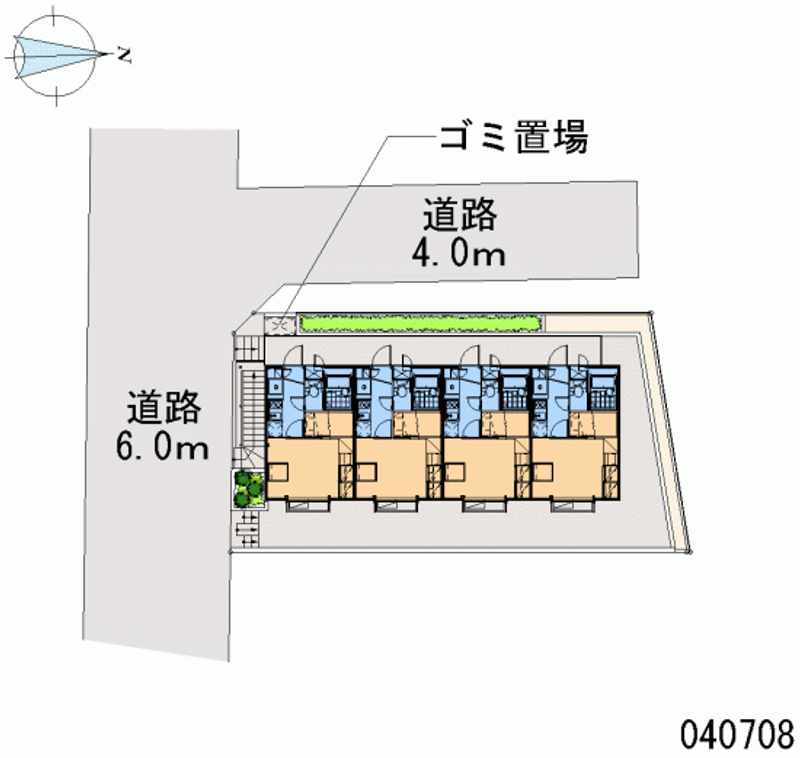 レオパレスネオライフ江古田Ⅱ 区画図