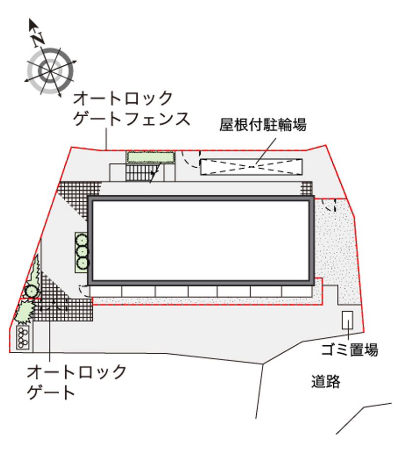 レオパレス高倉 配置図