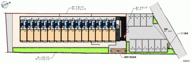 レオパレス松風ハイツ 月極駐車場