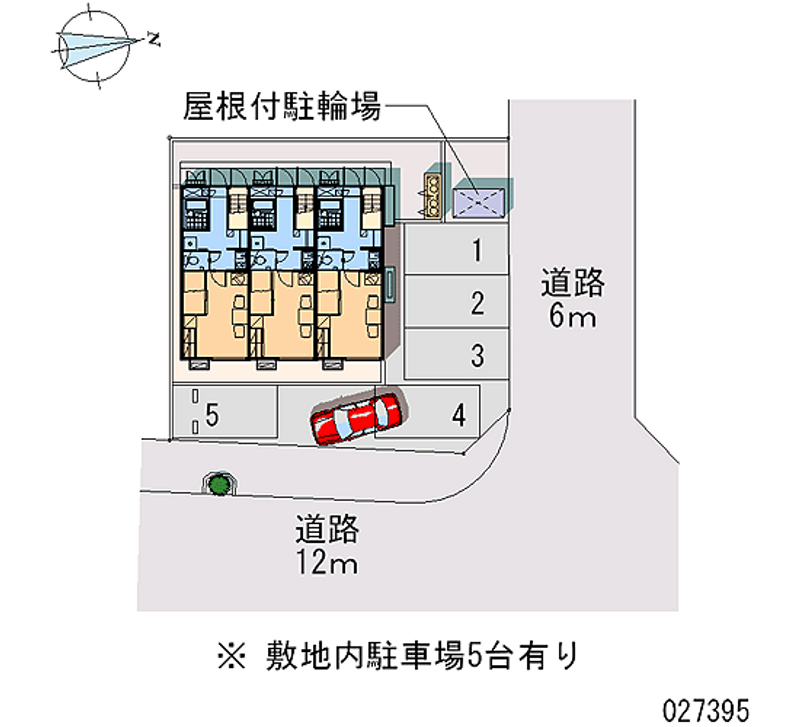 レオパレスアレグリア 月極駐車場