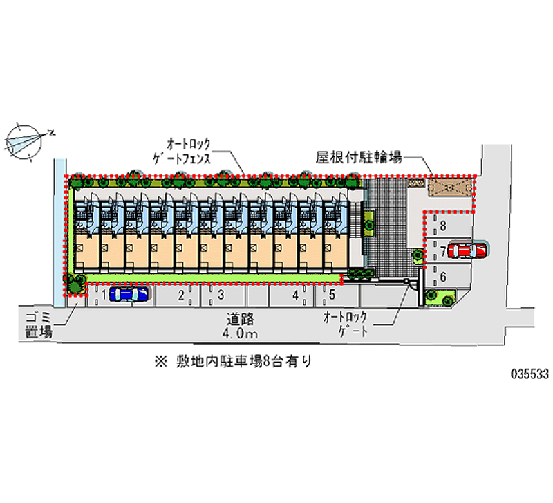 35533 bãi đậu xe hàng tháng