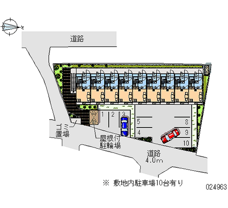 24963 Monthly parking lot