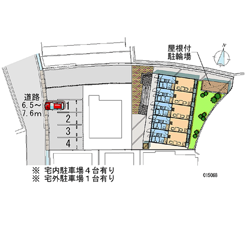 レオパレスネクスト 月極駐車場