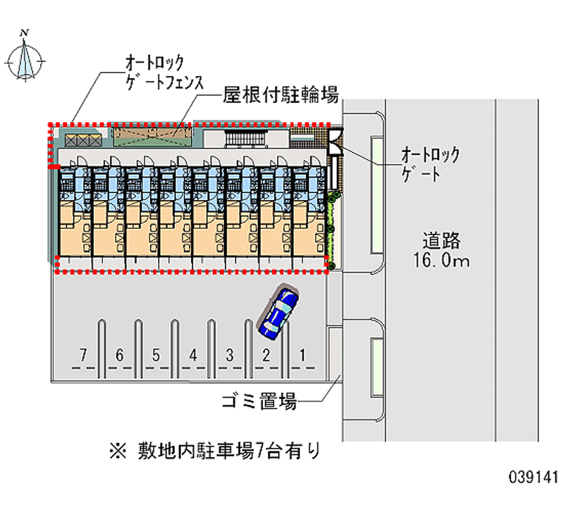 レオパレスＲ＆Ｆ 月極駐車場