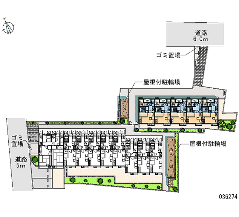 レオパレスパワーハウス 区画図