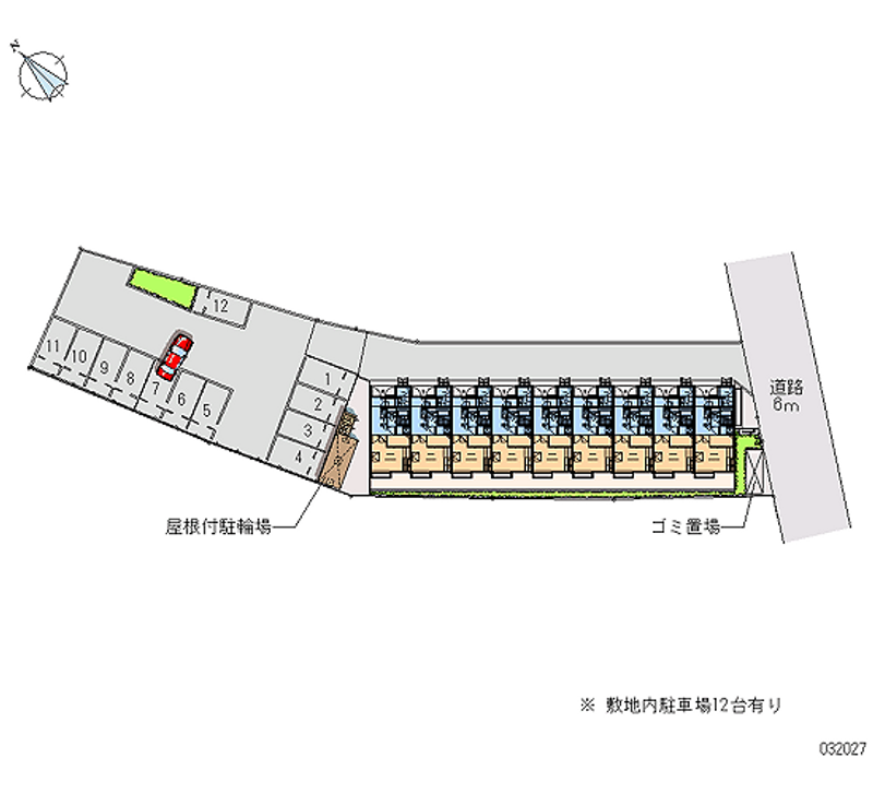 32027 Monthly parking lot