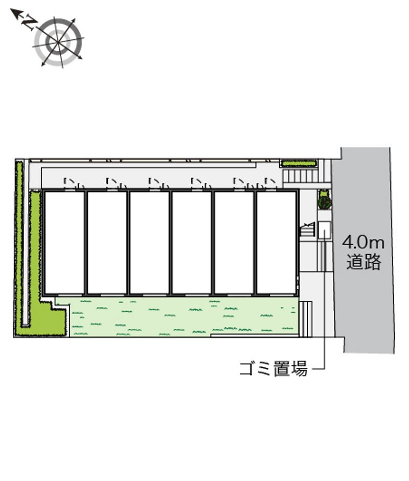 ヴィアロ成田東レジデンス 配置図
