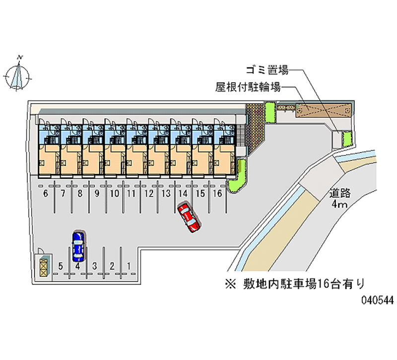 40544 Monthly parking lot