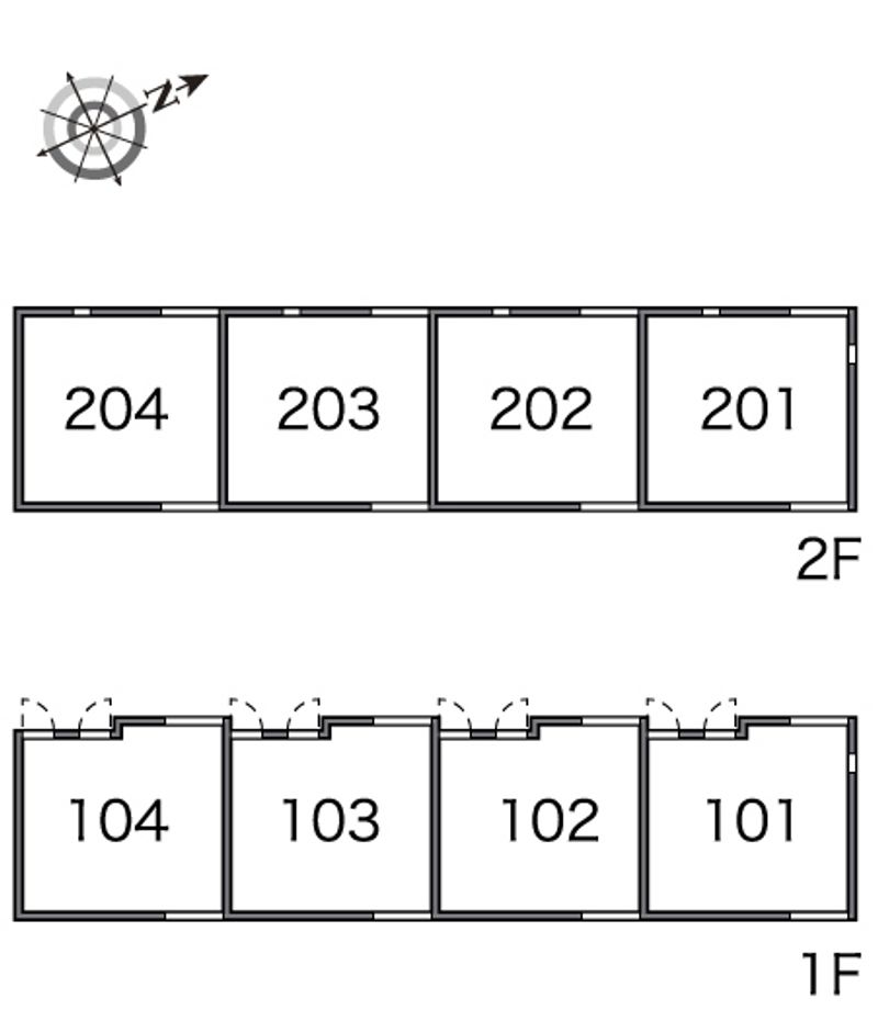 レオネクスト白菊 間取配置図