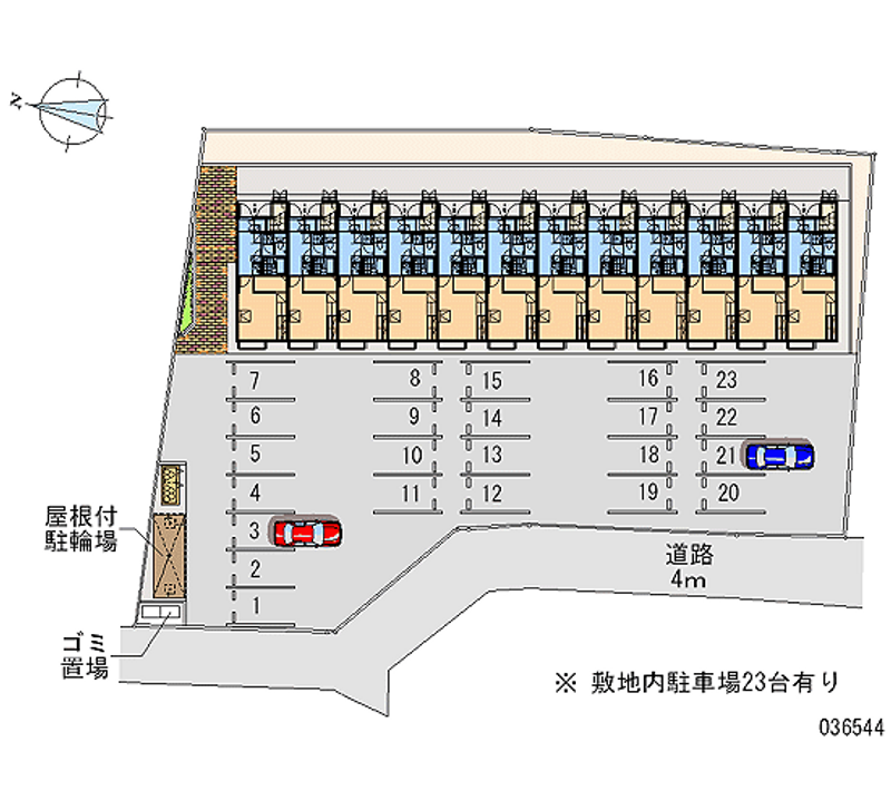 36544 Monthly parking lot