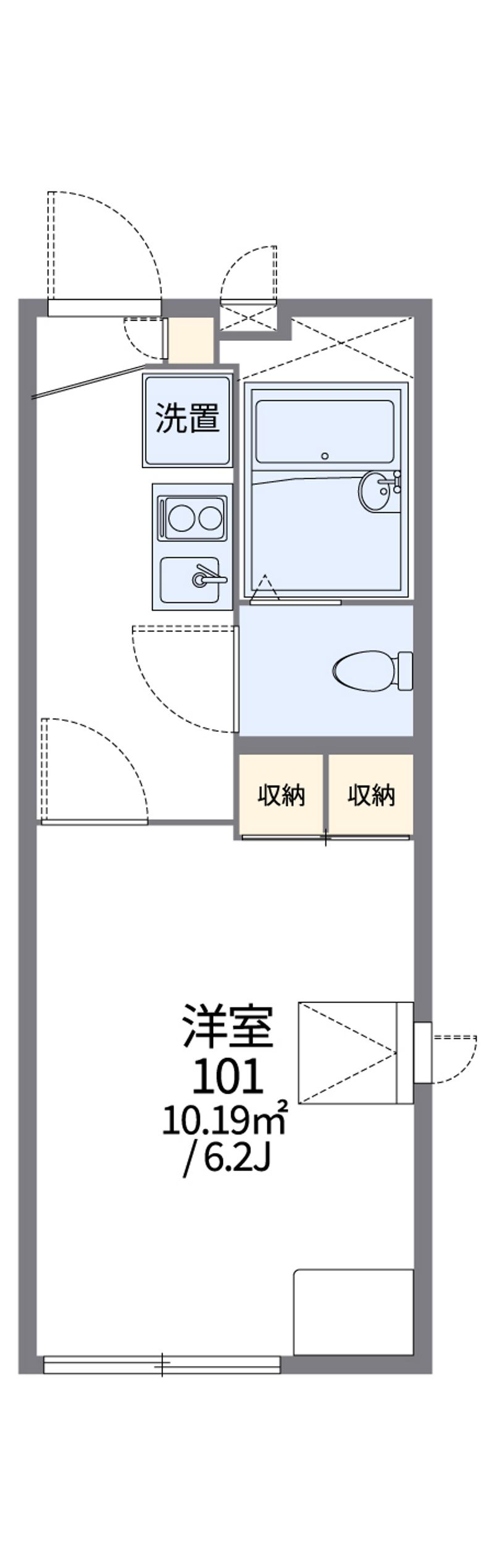 レオパレス清山 間取図