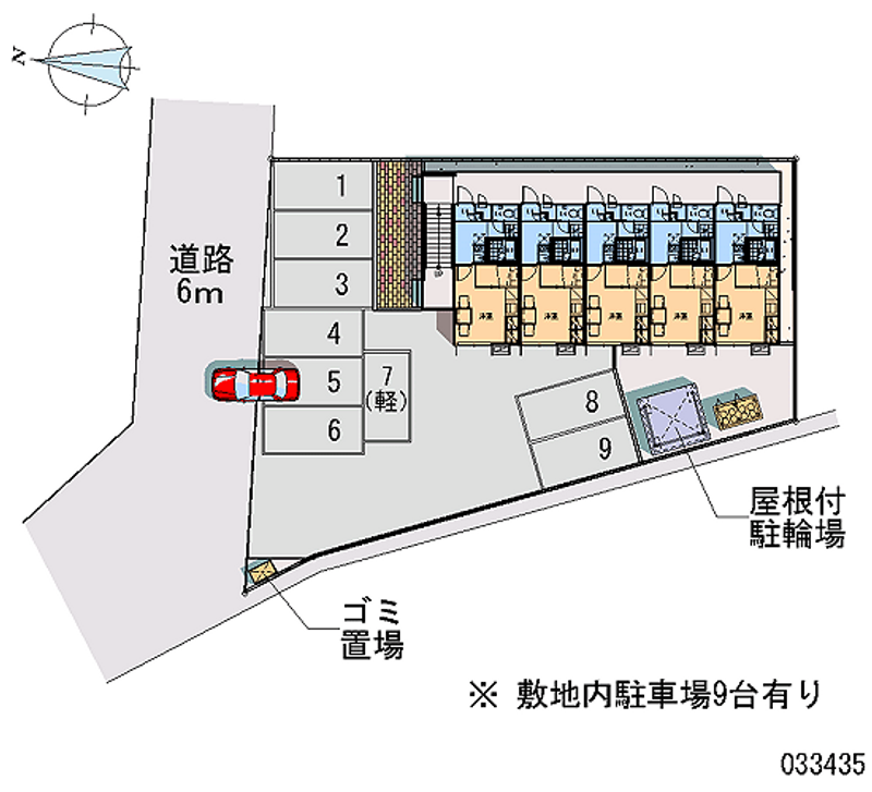 レオパレスリバーサイド長町 月極駐車場