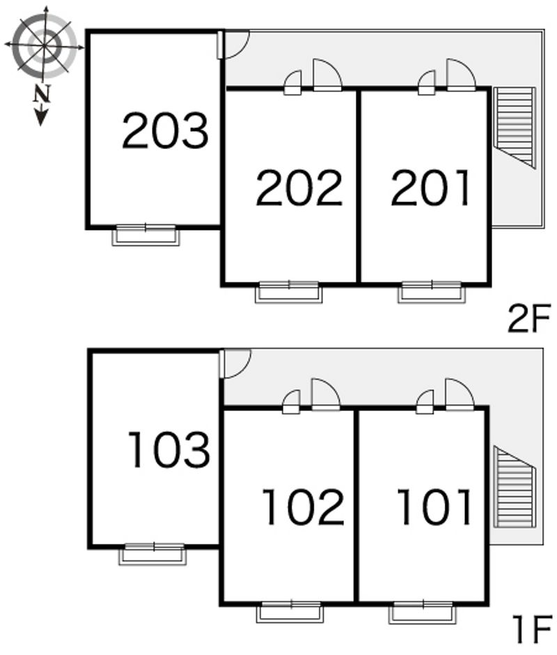 leopalace Verde Casa Futamatagawa Floor plan layout diagram