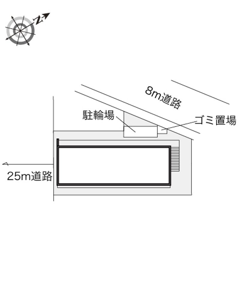レオパレス花水木 配置図