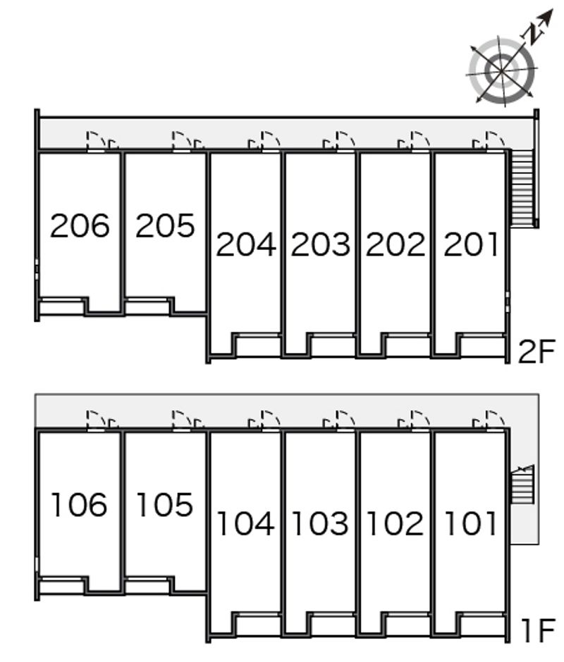 クレイノＳＡＫＵＲＡ 間取配置図