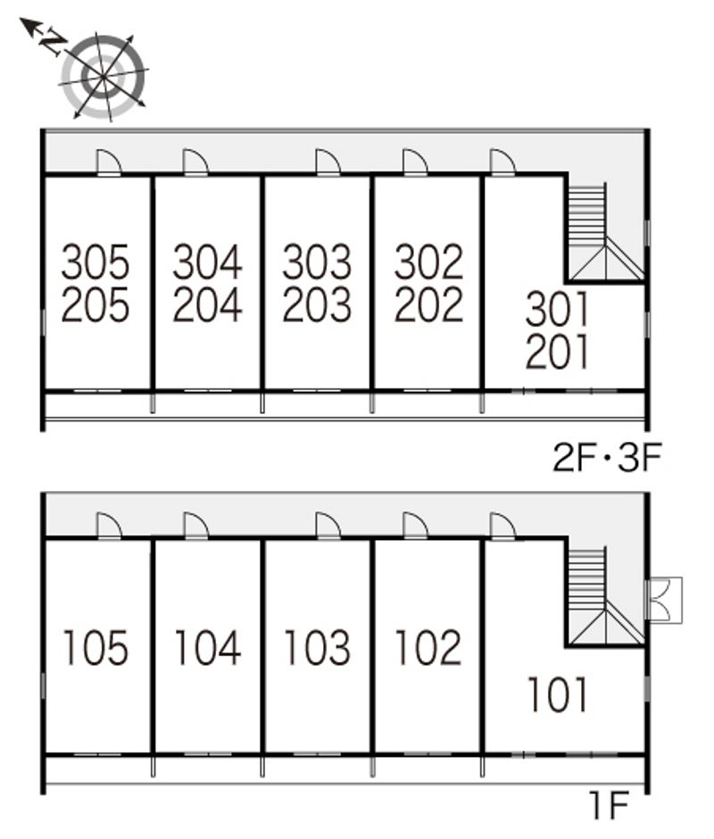 レオパレスメゾン 間取配置図