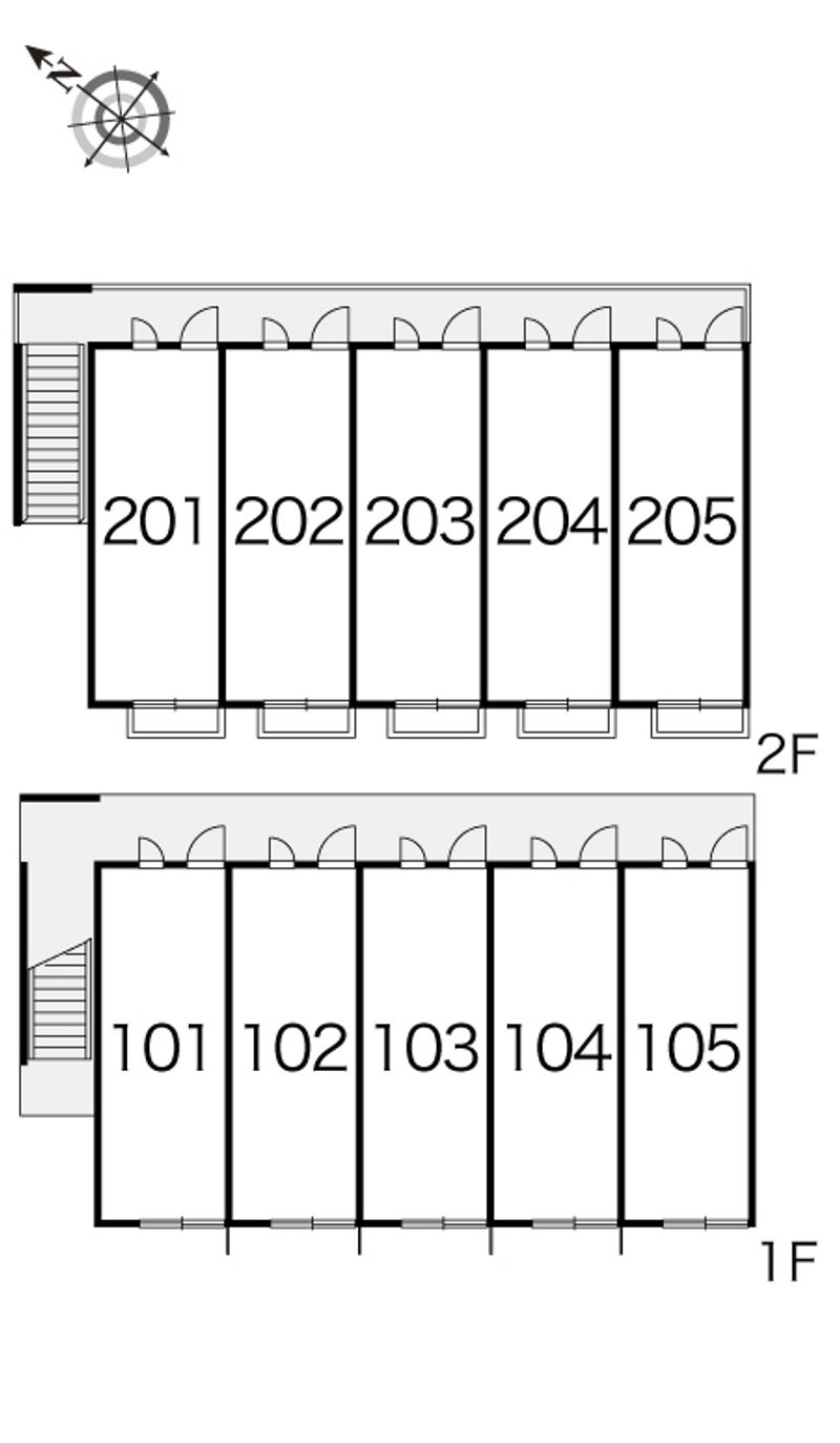 レオパレスＥＣＨＯ　２００３ 間取り配置図