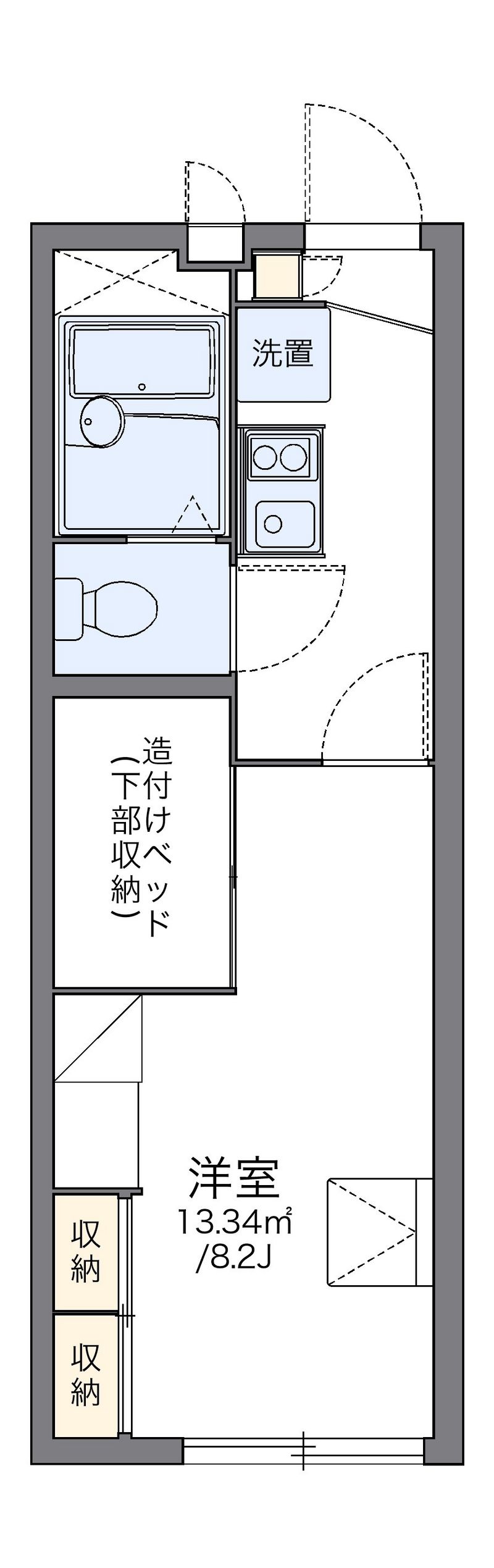 leopalace G Forest Numabukuro Sơ đồ nhà