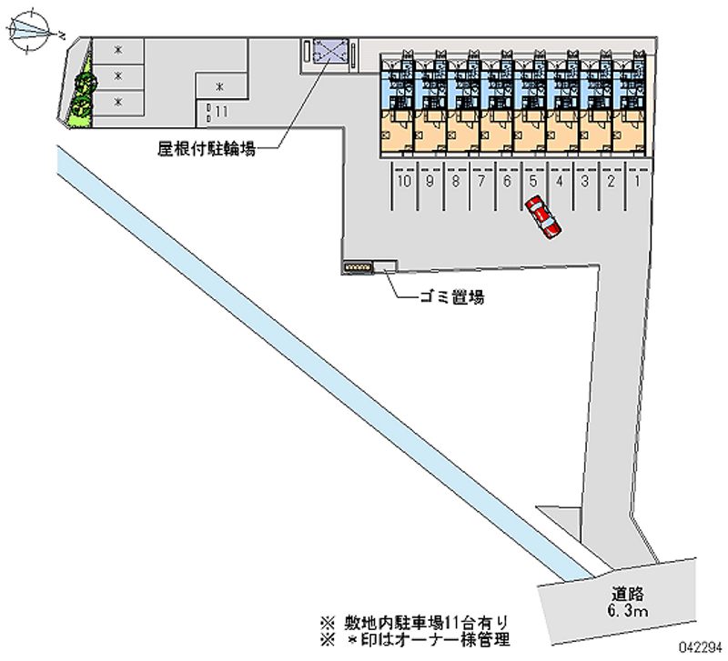 レオネクスト昭和町Ⅱ 月極駐車場