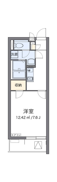 クレイノニューメイプル 間取り図