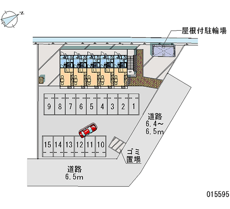 15595 bãi đậu xe hàng tháng