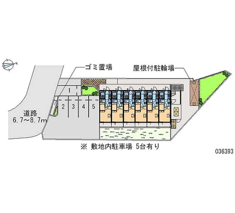 レオパレスジェントリー 区画図