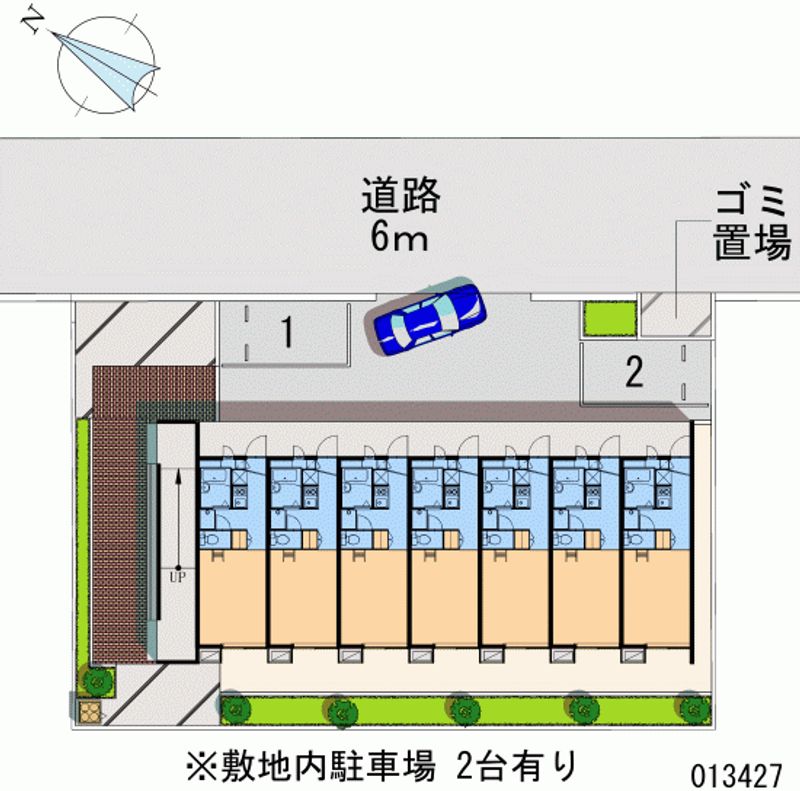 レオパレスヒルサイドテラス 月極駐車場